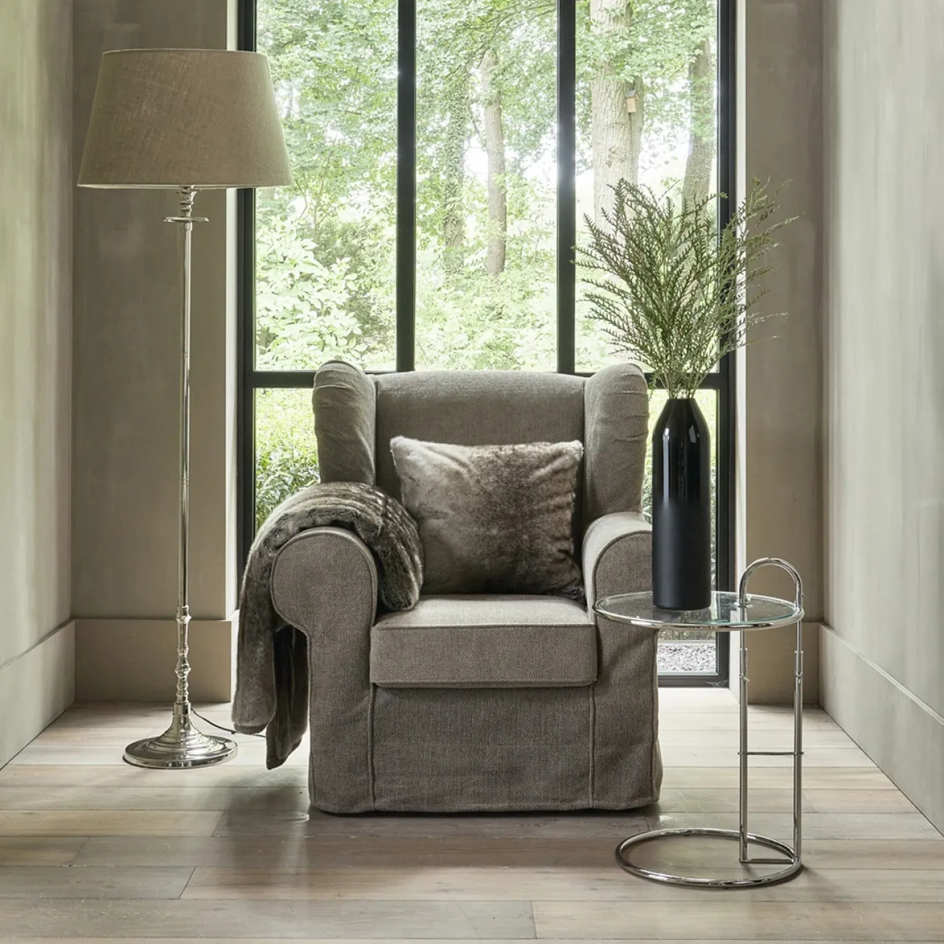 Rivièra Maison Vloerlamp L'Hôtel Zilver
