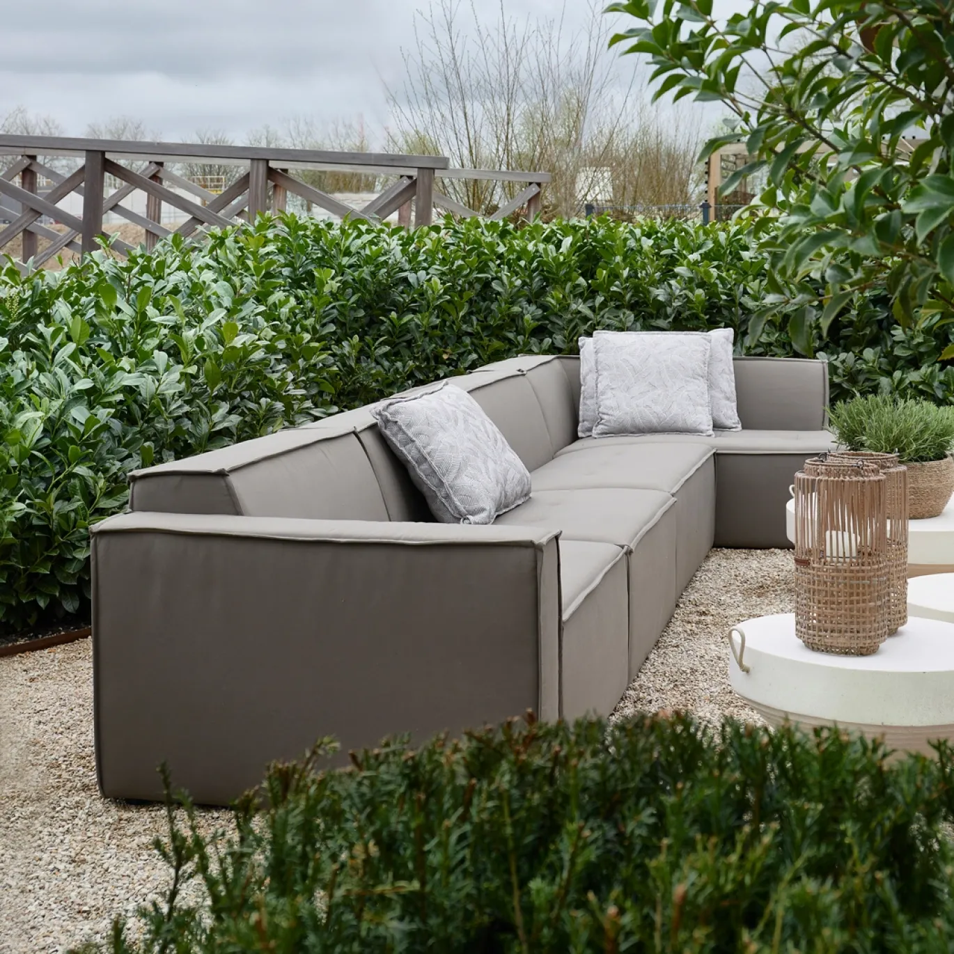 Rivièra Maison Voetenbank Bellagio Outdoor Taupe