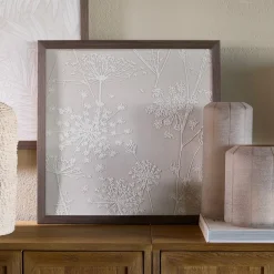 Rivièra Maison Wanddecoratie Silhouette Flowers 60x60cm