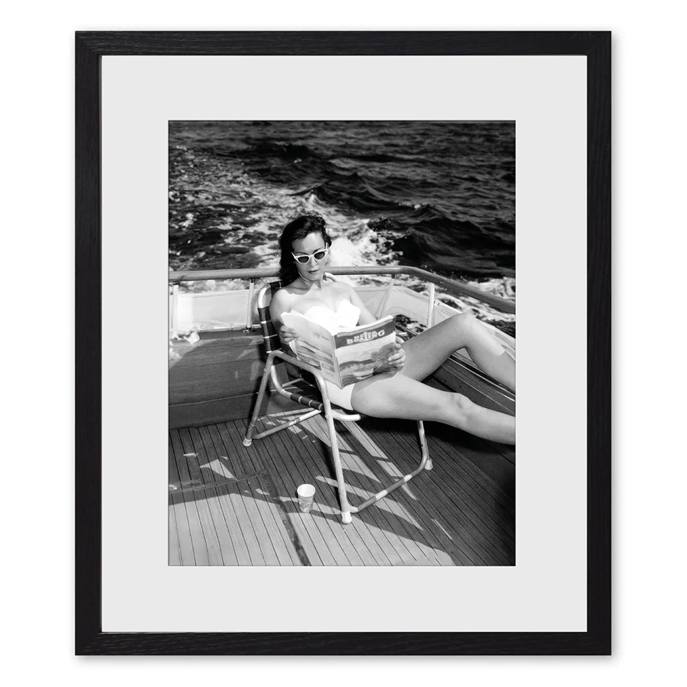 Rivièra Maison Wanddecoratie Azure Cruise 40x50cm