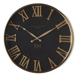 Rivièra Maison Wandklok London Company Zwart