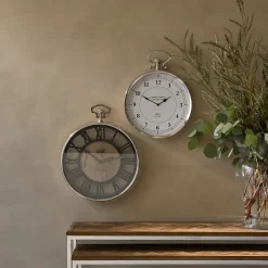Rivièra Maison Wandklok Prosper Zilver