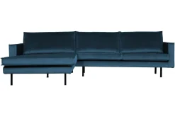 Rodeo Chaise Longue Links Velvet Blue