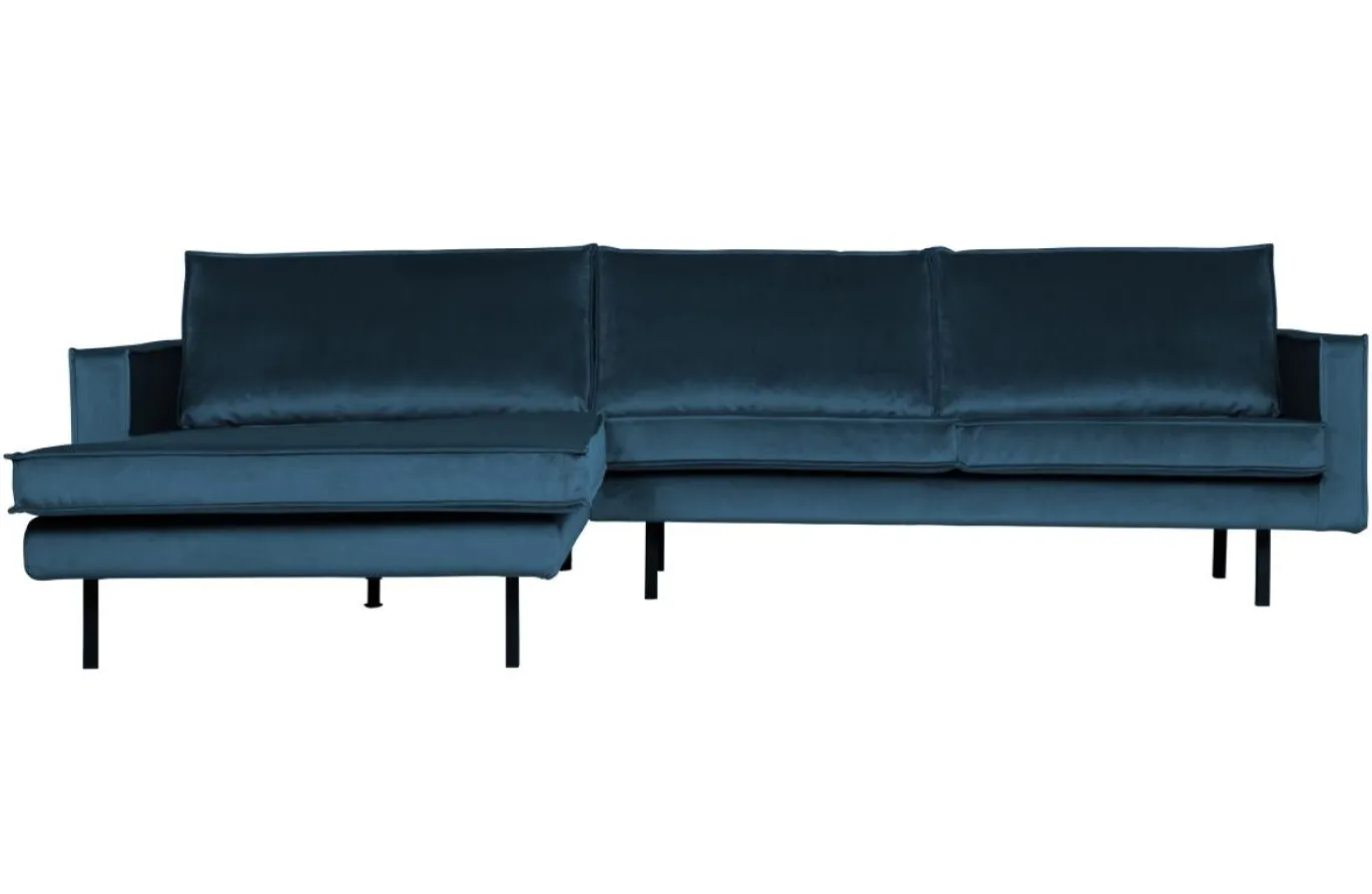 Rodeo Chaise Longue Links Velvet Blue