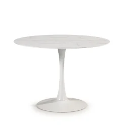 Ronde Tafel Ada 110cm Wit - Giga Meubel