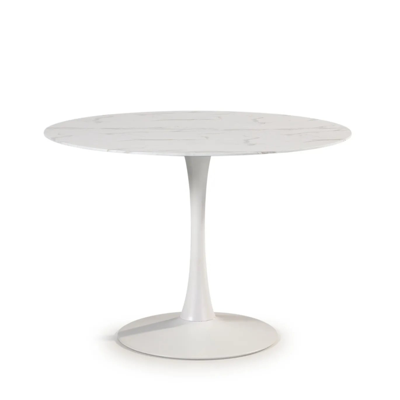 Ronde Tafel Ada 110cm Wit - Giga Meubel