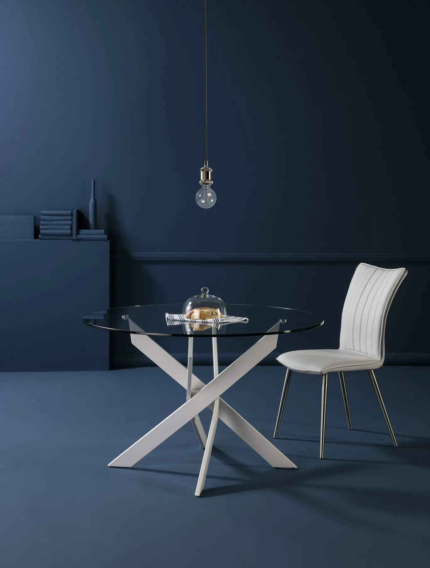 Ronde Tafel Ruth 120cm Wit - Giga Meubel