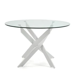 Ronde Tafel Ruth 120cm Wit - Giga Meubel