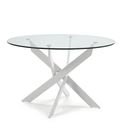 Ronde Tafel Ruth 120cm Wit - Giga Meubel