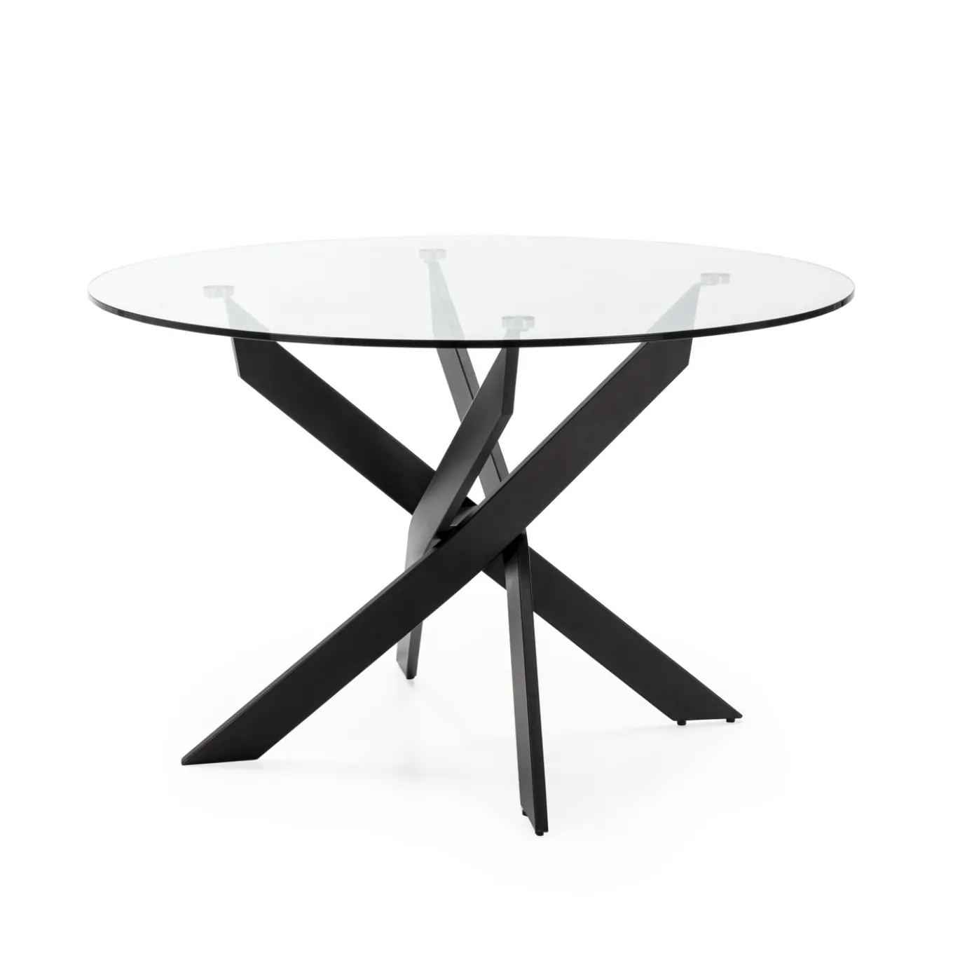 Ronde Tafel Ruth 120cm Zwart - Giga Meubel