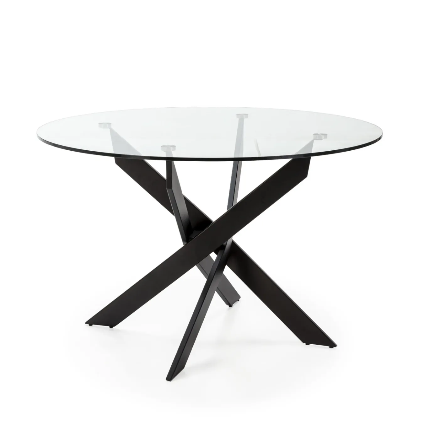Ronde Tafel Ruth 120cm Zwart - Giga Meubel