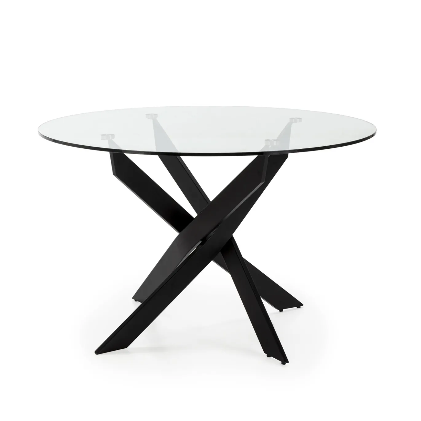 Ronde Tafel Ruth 120cm Zwart - Giga Meubel