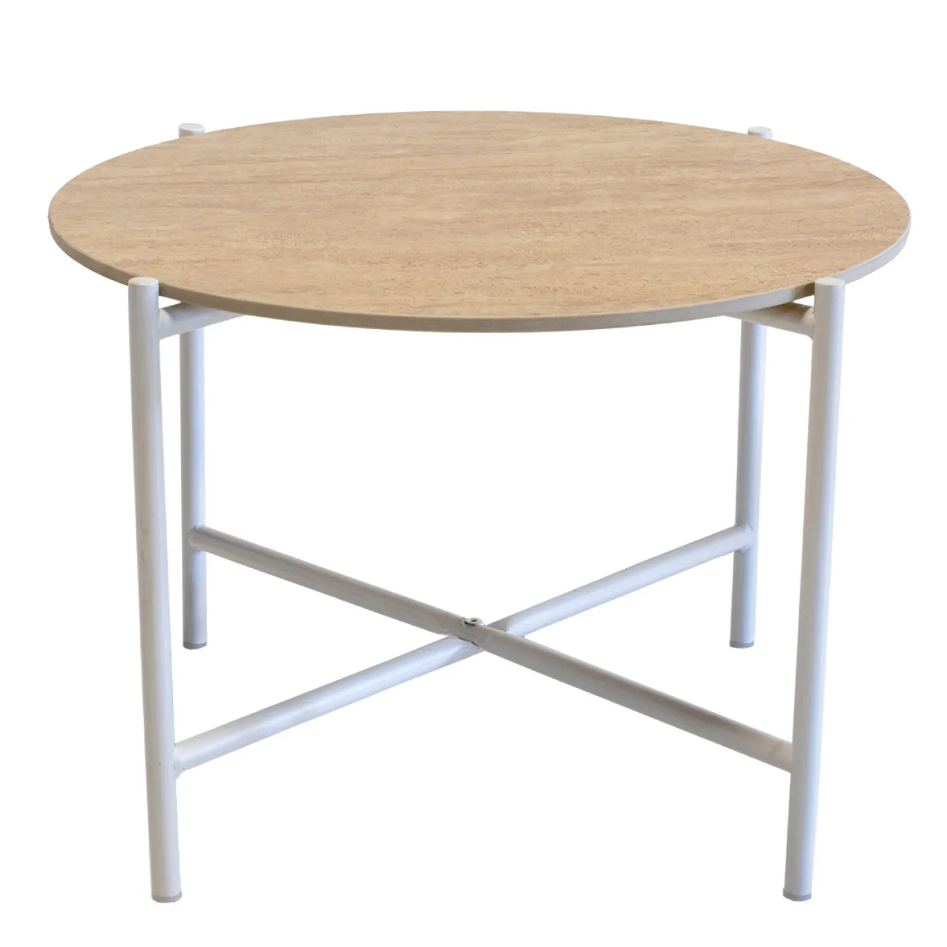 Salontafel Abano Travertin Rond Set van 2 - Giga Meubel