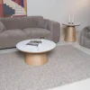Salontafel Alba Naturel Marmer 80cm Rond - Giga Meubel