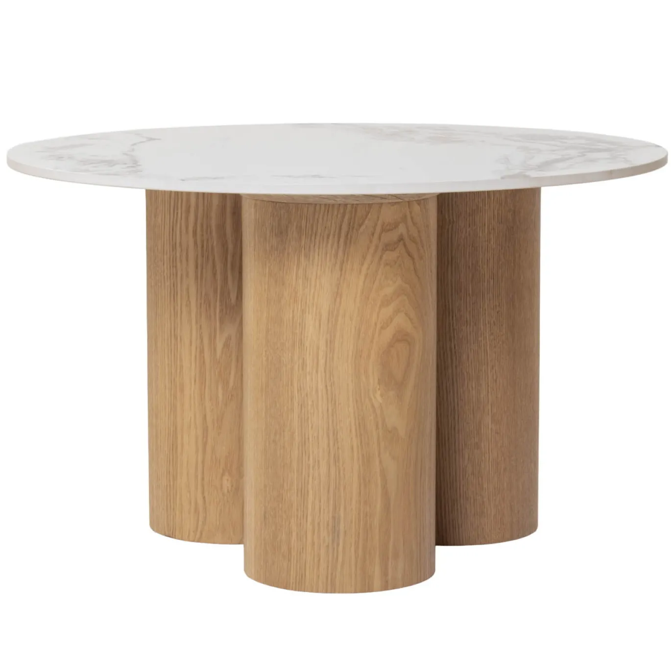 Salontafel Alita Naturel Marmer Rond Set van 2 - Giga Meubel