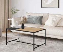 Salontafel Altino Salontafel Wild Eiken Melamine 60x100cm - Giga Living
