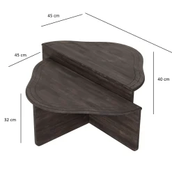 Salontafel Altopiano Antraciet