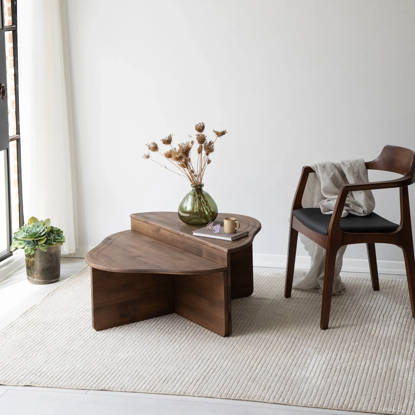 Salontafel Altopiano Walnoot