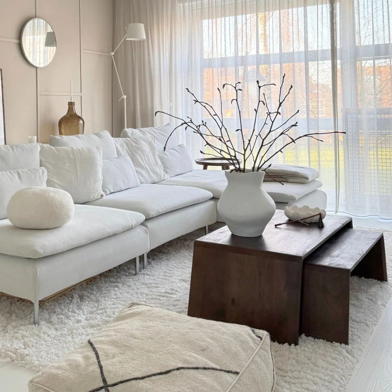 Salontafel Amaya Donkerbruin (set van 2) - Giga Meubel
