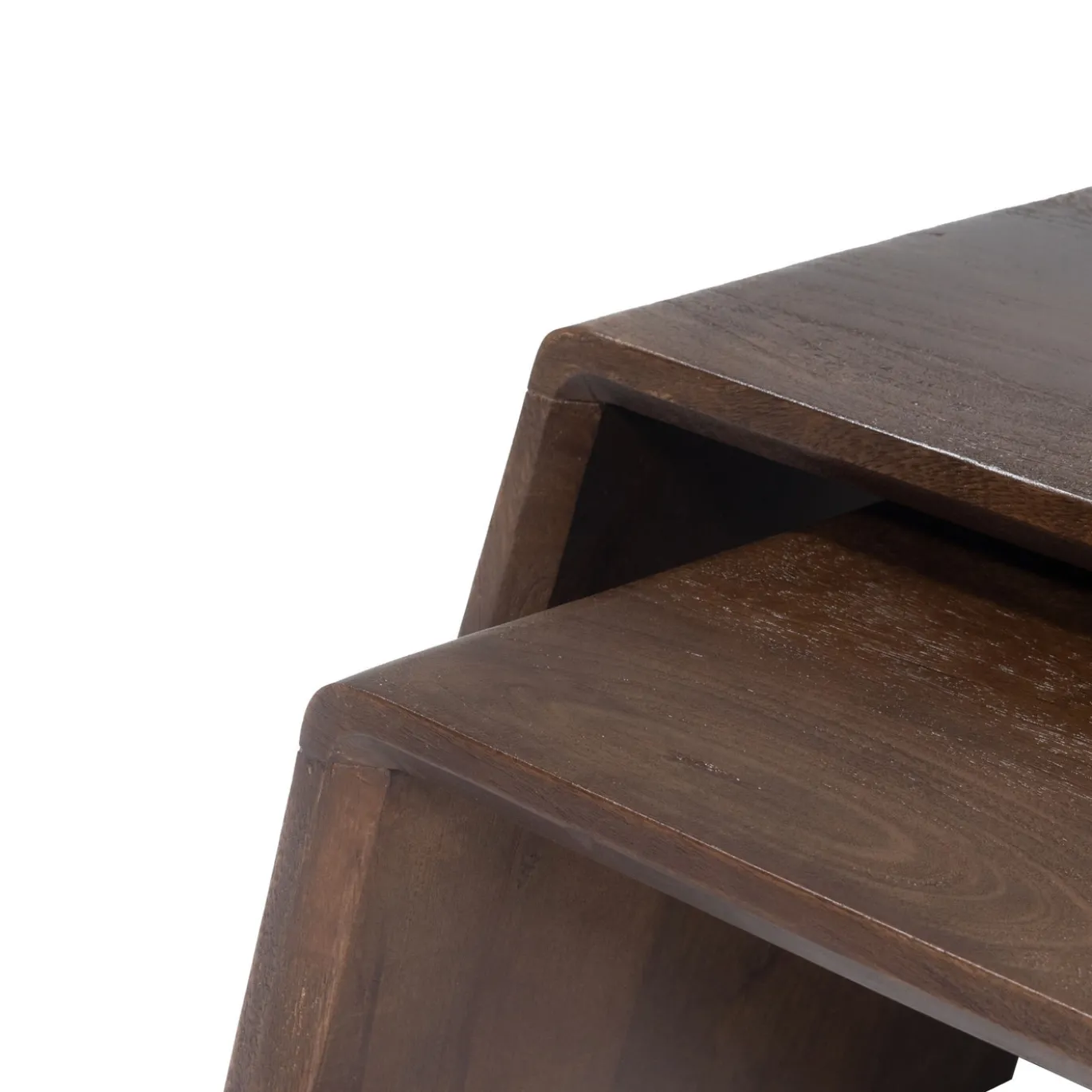 Salontafel Amaya Donkerbruin (set van 2) - Giga Meubel