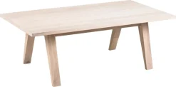 Salontafel Annie Eikenfineer Wit 130cm - Giga Living