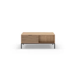 Salontafel Ariel 2L Naturel met Metaal - Giga Meubel