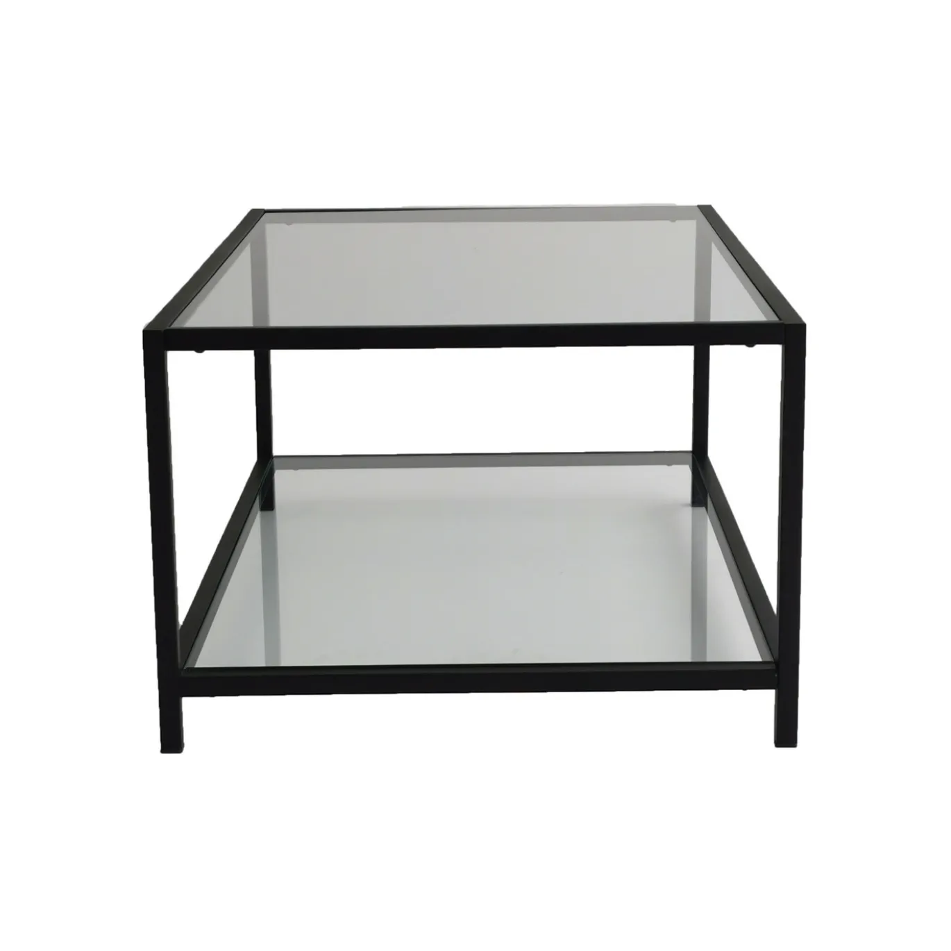 Salontafel Astro Zwart/Glas 90cm