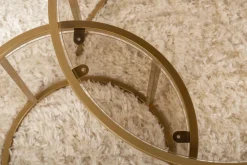 Salontafel Aurum Ø60/Ø42cm Goud/Brons Set van 2