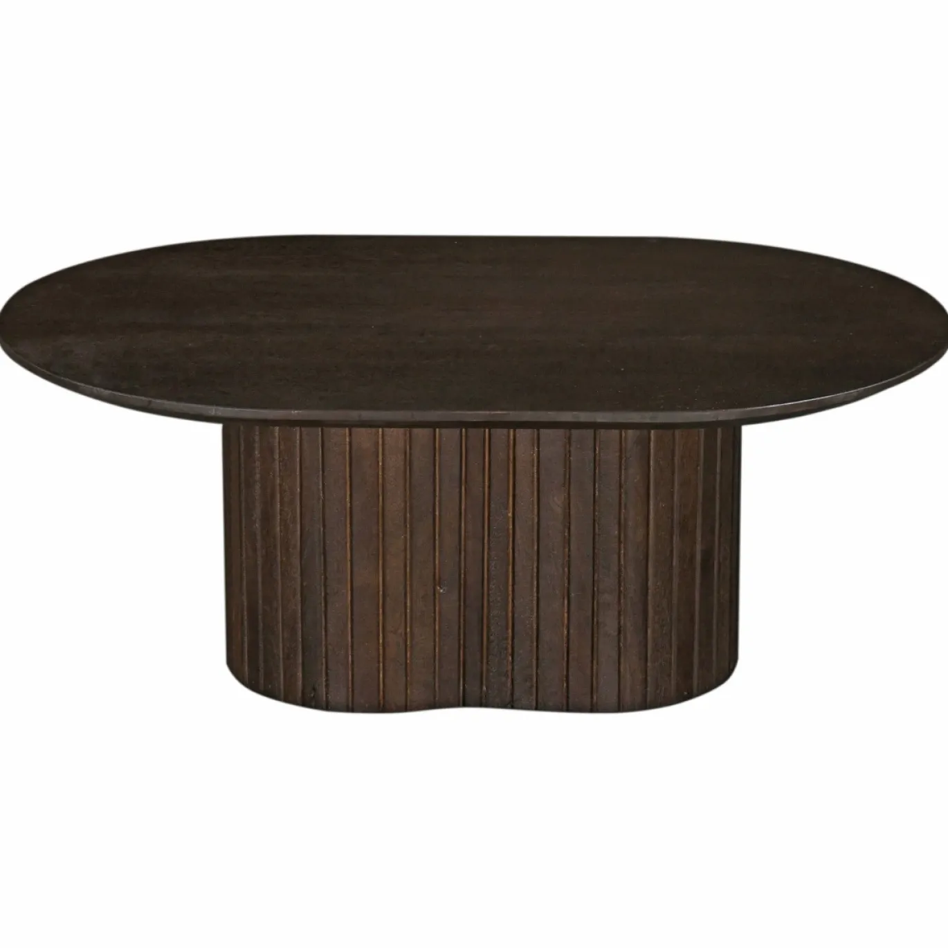 Salontafel Ava Ovaal Walnoot 90cm - Giga Meubel