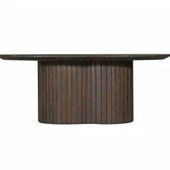 Salontafel Ava Ovaal Walnoot 90cm - Giga Meubel