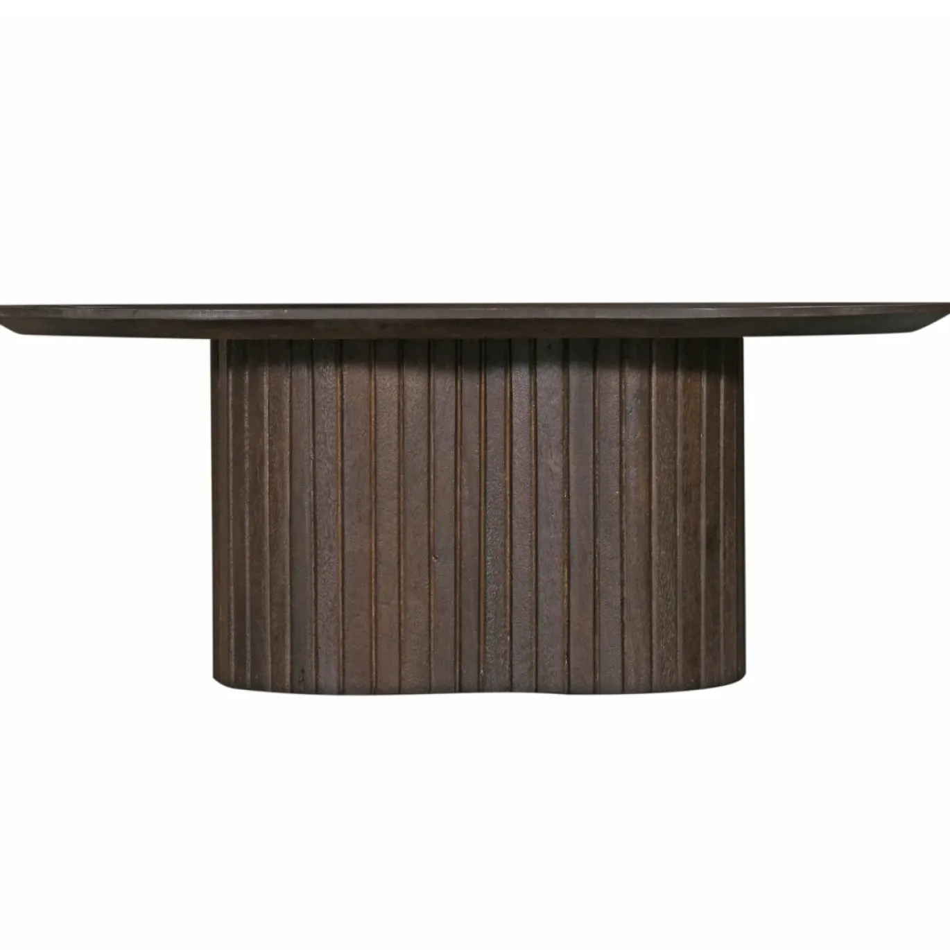 Salontafel Ava Ovaal Walnoot 90cm - Giga Meubel