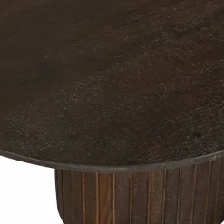 Salontafel Ava Ovaal Walnoot 90cm - Giga Meubel