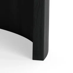 Salontafel Avery Marmer Grijs Zwart Ø95cm - Giga Living