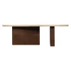 Salontafel Ayla Marmer Donkerbruin 120cm - Giga Meubel