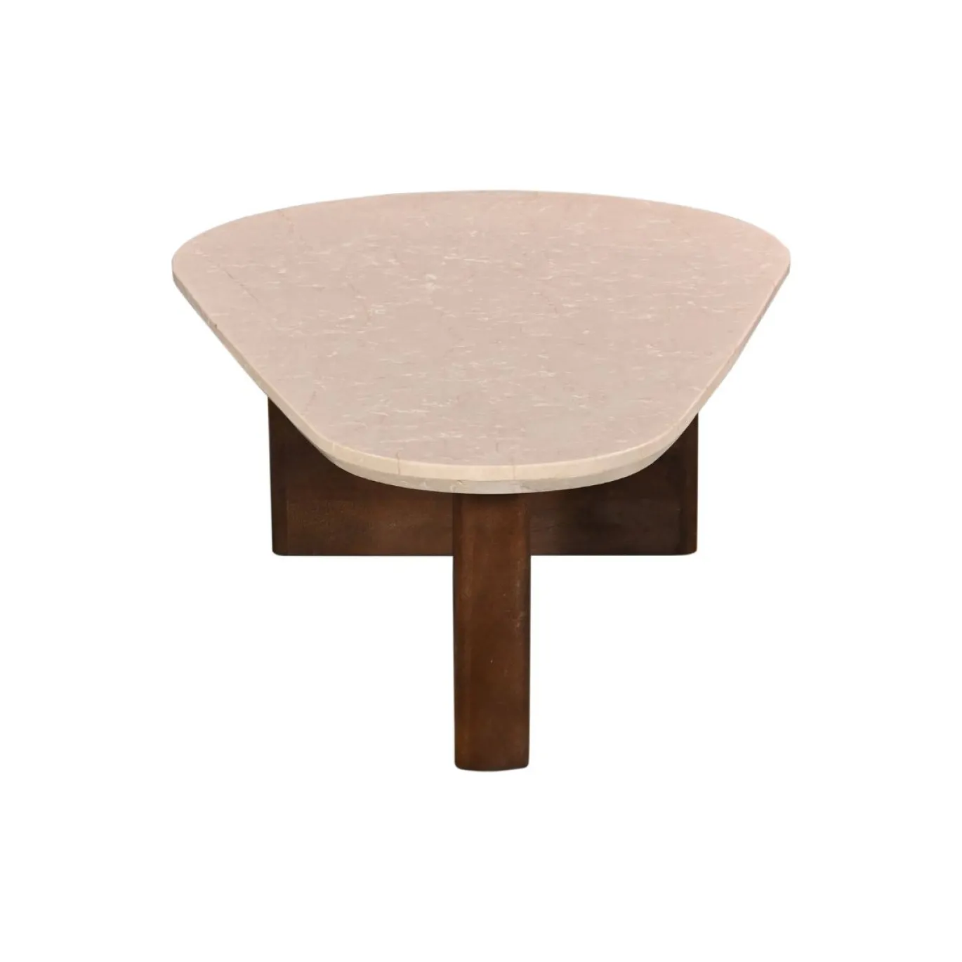 Salontafel Ayla Marmer Donkerbruin 120cm - Giga Meubel