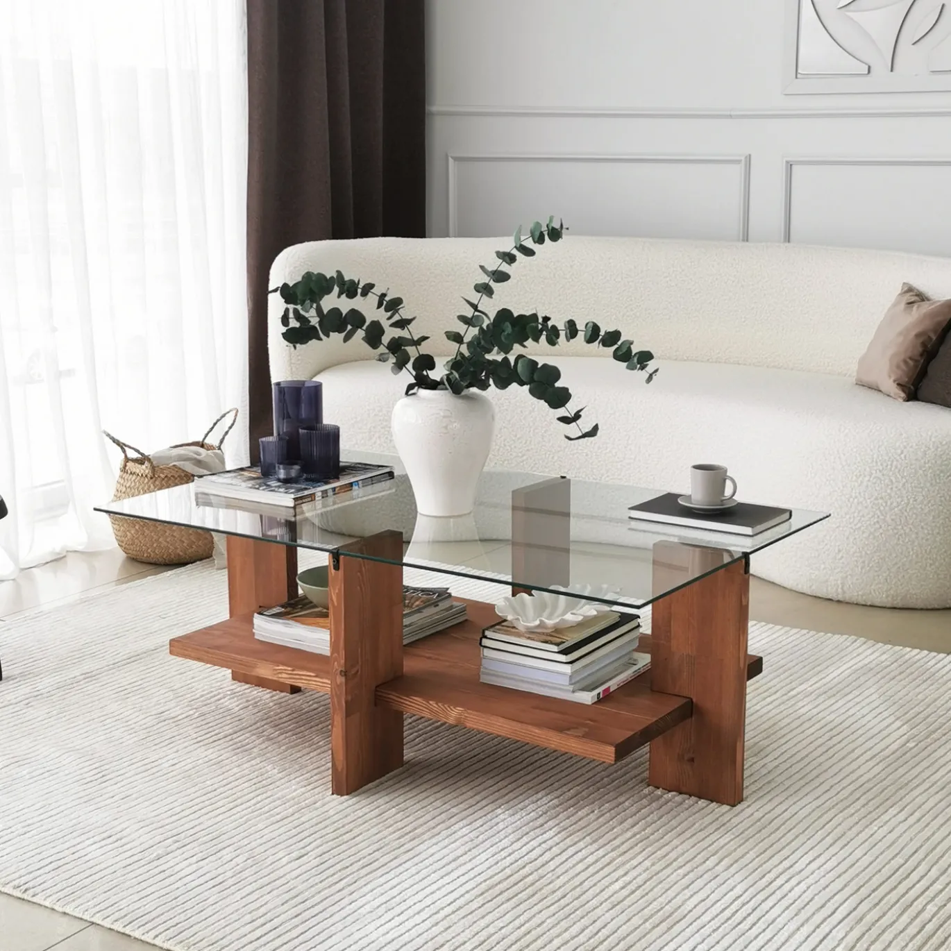 Salontafel Babylon Glas Naturel