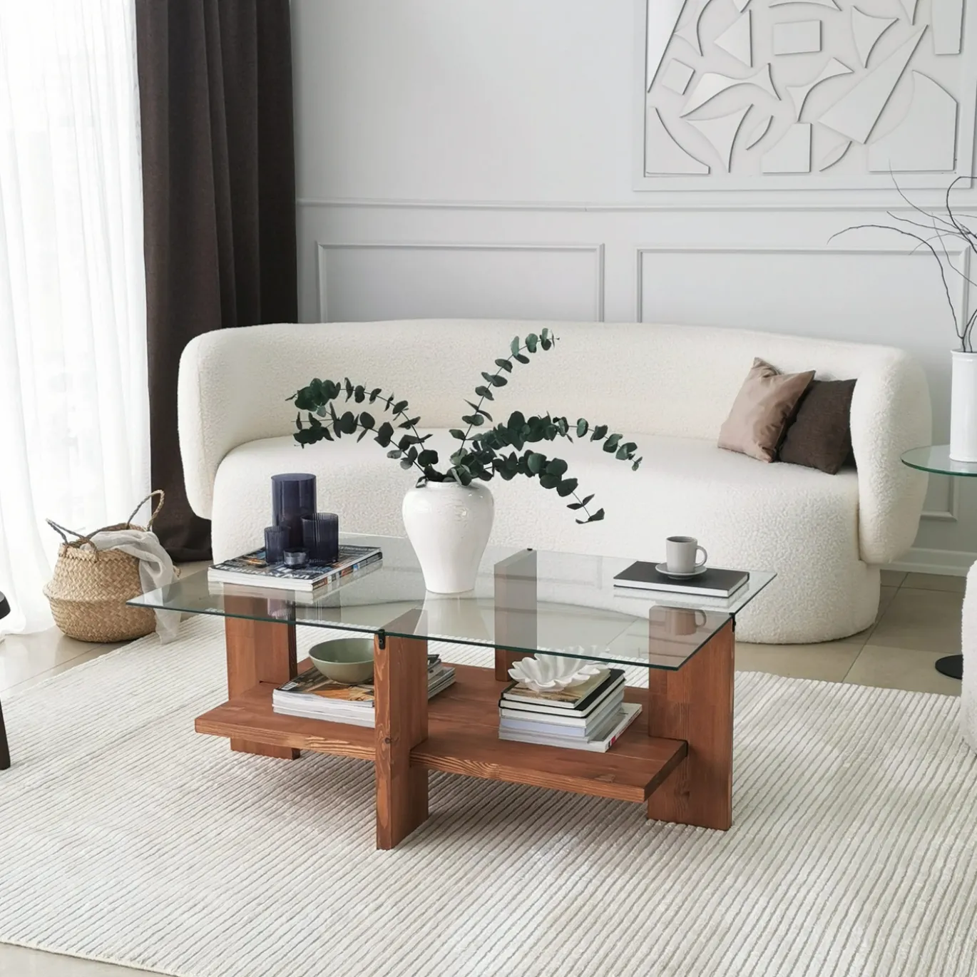 Salontafel Babylon Glas Naturel
