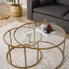 Salontafel Belarus Goud Set van 2