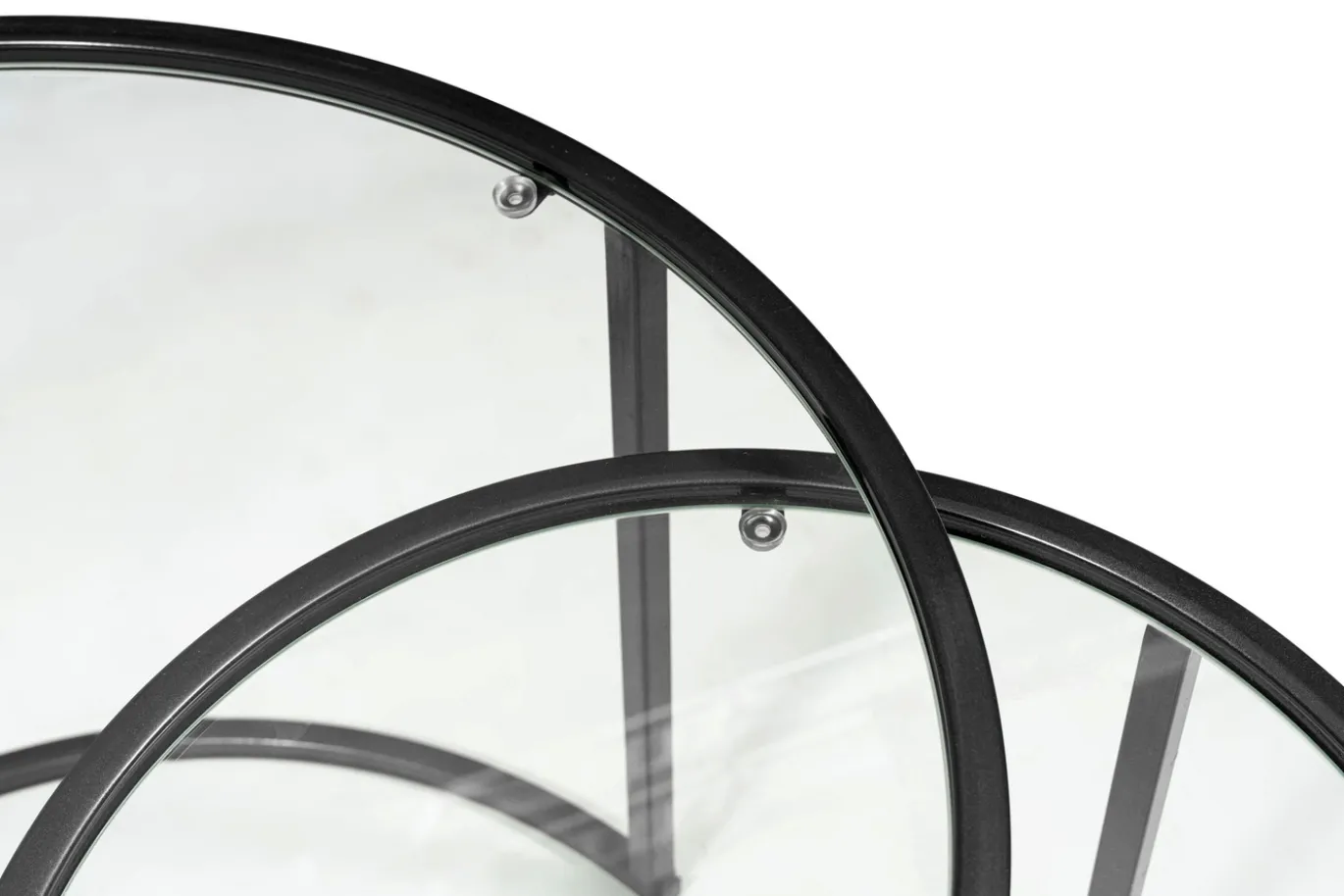 Salontafel Belarus Zwart Set van 2