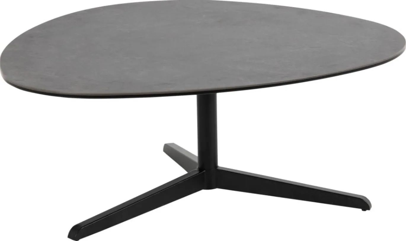 Salontafel Bergan Keramiek Zwart Fairba 100cm - Giga Living