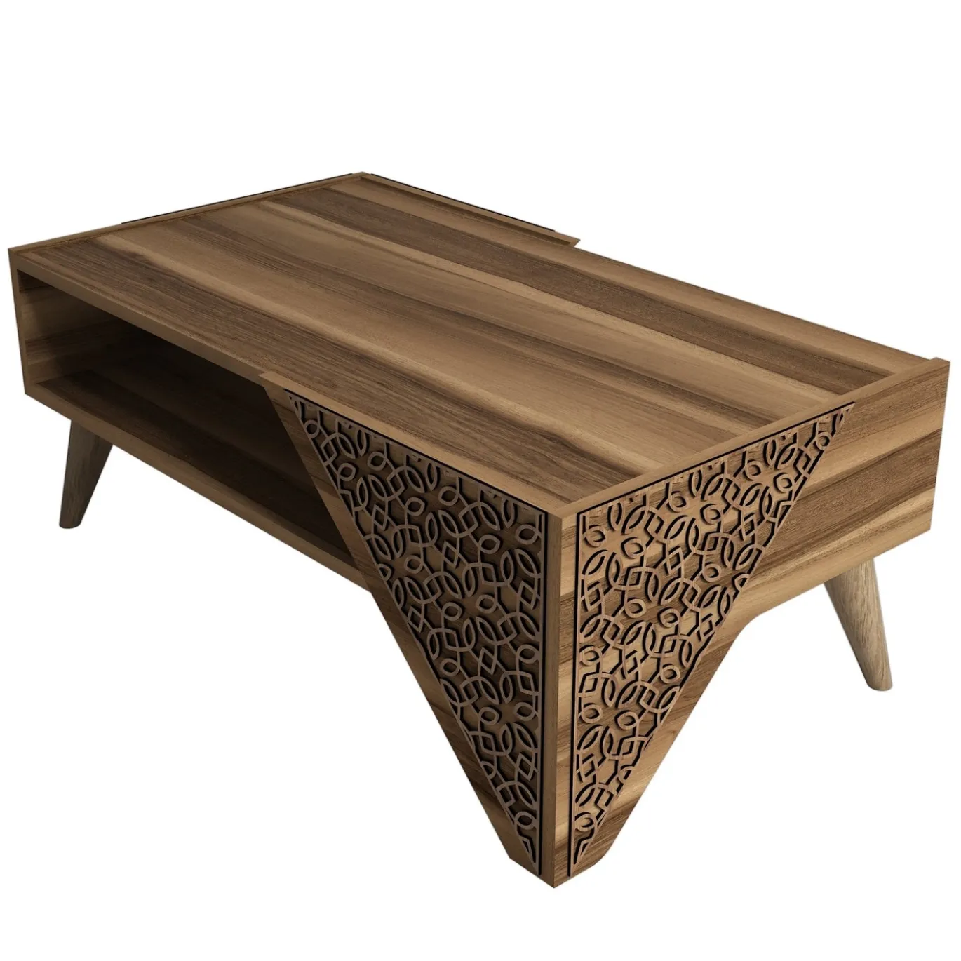 Salontafel Beril Walnoot 105cm
