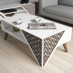 Salontafel Beril Wit 105cm