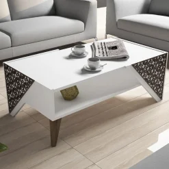 Salontafel Beril Wit 105cm