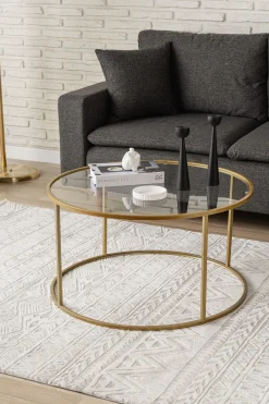Salontafel Berlin Goud Ø80cm