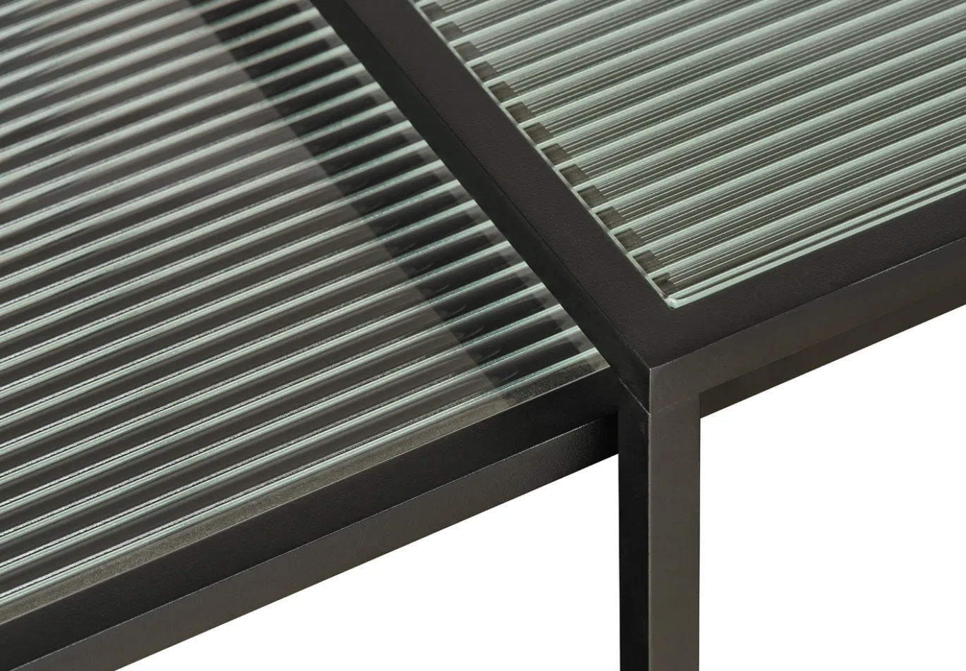 Salontafel Bronco Set Zwart Metaal - Giga Living