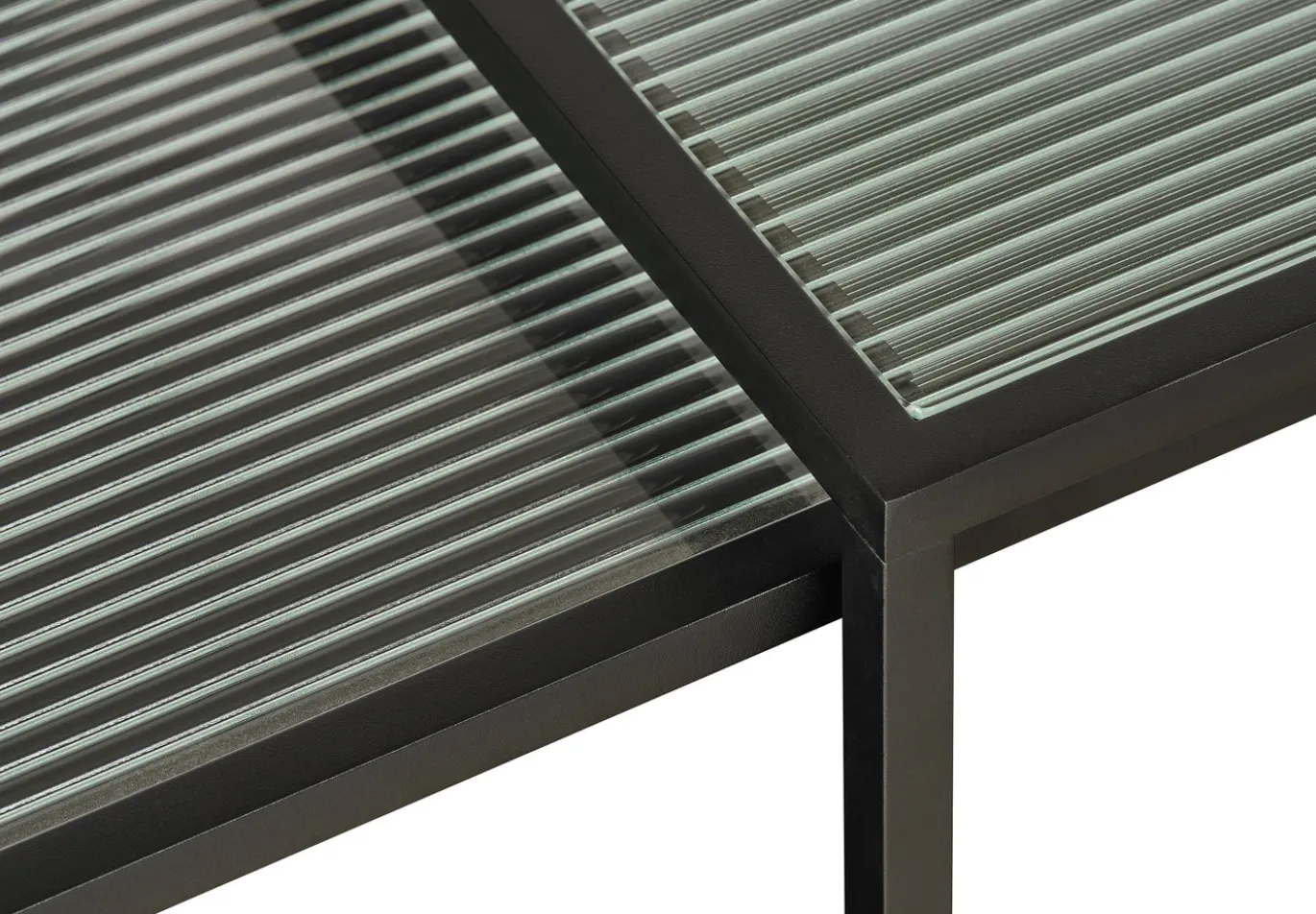 Salontafel Bronco Set Zwart Metaal - Giga Living
