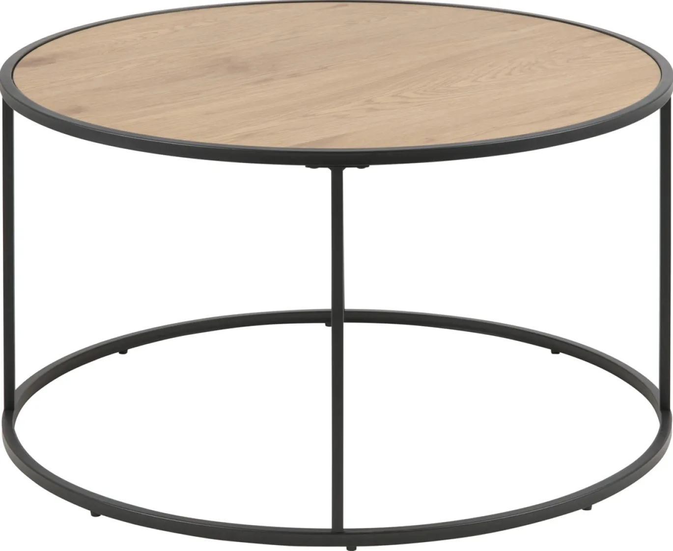 Salontafel Bronx Rond MDF Naturel Ø80cm - Giga Living