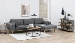 Salontafel Bronx Rond MDF Naturel Ø80cm - Giga Living