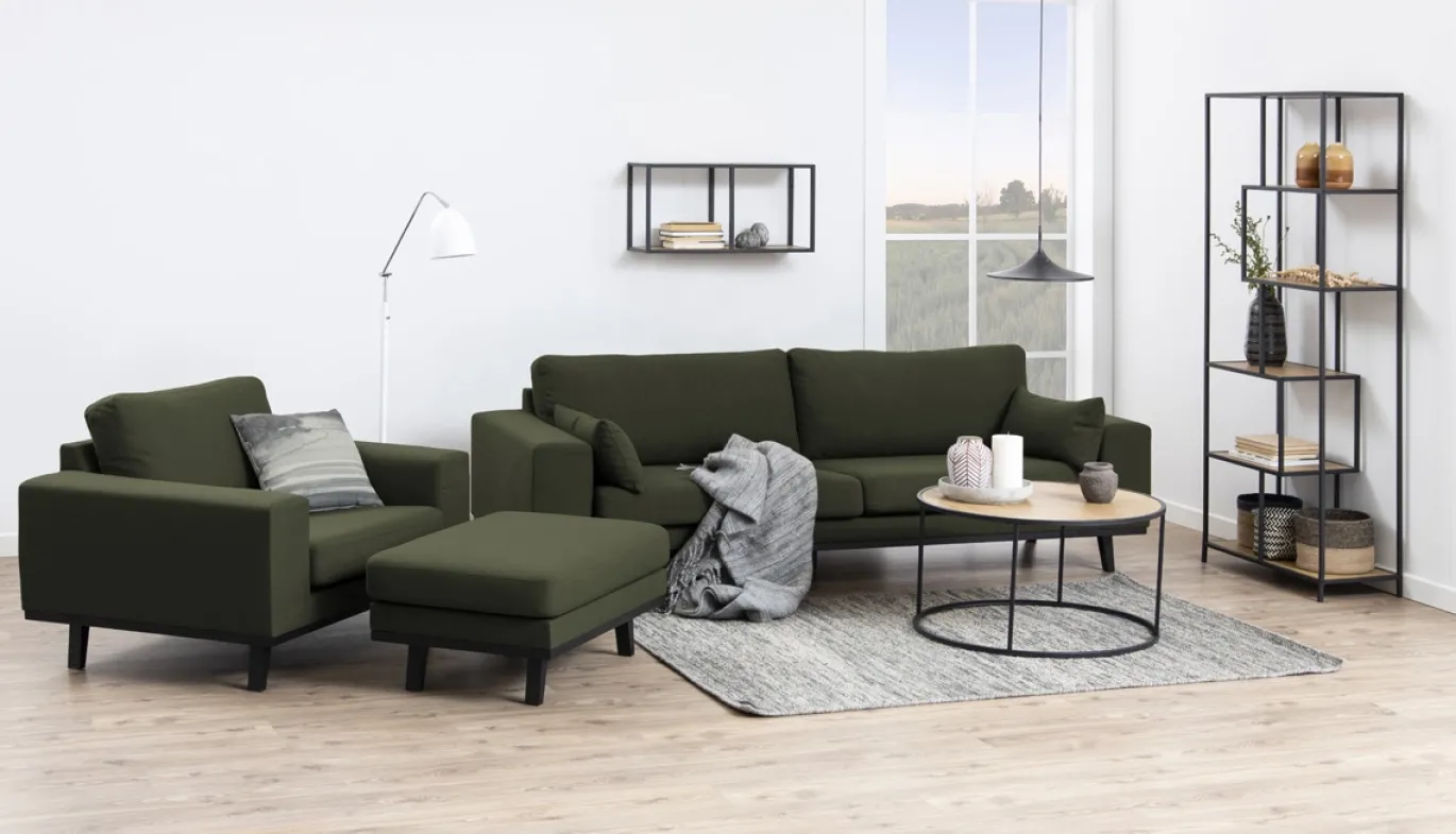 Salontafel Bronx Rond MDF Naturel Ø80cm - Giga Living