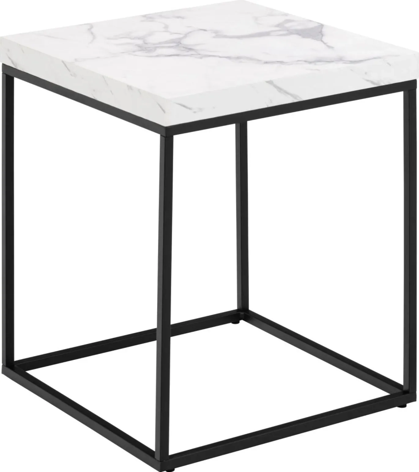 Salontafel Calen Marmer Wit 40x40cm - Giga Living